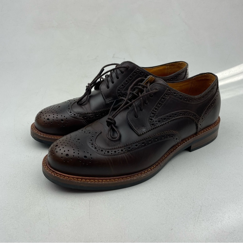 Beckett Simonon Kent Wingtip Oxblood Yates Leather Oxford Mens Shoes Size 7